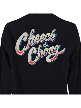 Cheech & Chong T Shirt Mens Size Medium Black Buds Cannabis Weed Tee